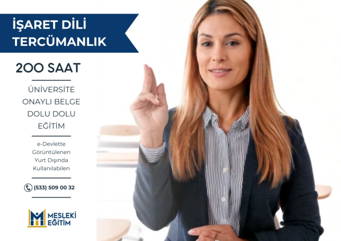 İşaret Dili Eğitmenlik Ve Tercümanlık